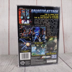 CLEAN - Galactic Attack 1995 Sega Saturn - COMPLETE w/ Manual CIB - TESTED