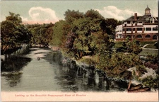 Looking up the Beautiful Presumpscot River at Riverton - Maine KH2