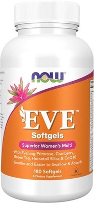NOW, Eve  Women's Multivitamin with Evening Primrose, 180 Softgels