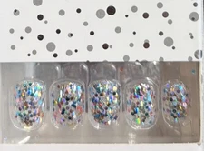 Red Aspen Press On Short Square Glitter The Rest Is Confetti, Rachel 🪩