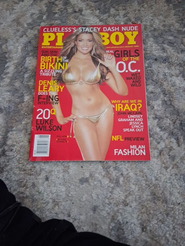 Playboy Magazine August 2006 Dennis Leary Milan Fashion Bikini Interview