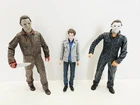Two 8"  Halloween Michael Myers Figures 2004 & 2007 + 7" Twilight Edward Figure