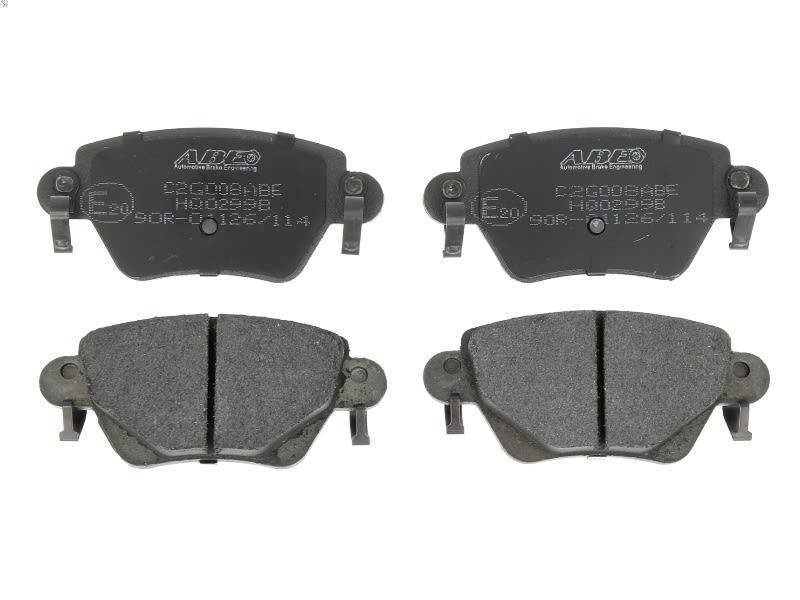 Brake pad set, disc brake ABE C2G008ABE FORD COUGAR (EC_) 2.5 2000-2001