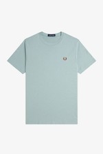 Fred Perry T-shirt Girocollo Azzurro - Taglia M Abbigliamento Uomo T-shirts