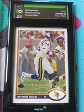 1991 Upper Deck Football Card #346 Herschel Walker Minnesota Vikings HOF Gem10