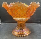 GORGEOUS VINTAGE CARNIVAL NORTHWOOD MARIGOLD MEMPHIS FRUIT  BOWL SET