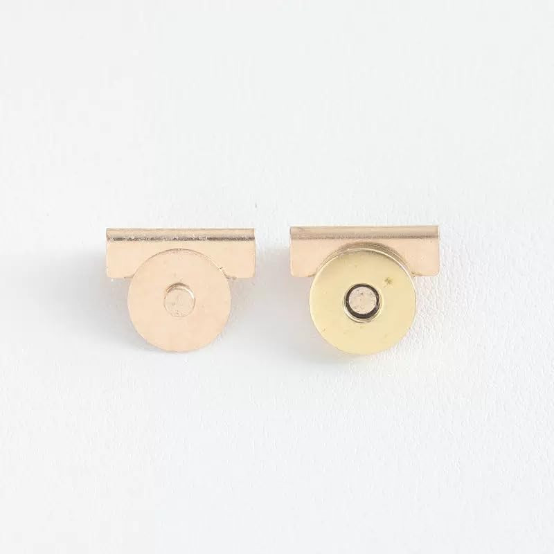 10Pair Snap Buttons No-Sewing Clip Closures Metal Seamless Magnetic Buckle Clasp