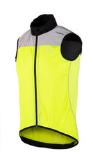 wowow raceviz Poggio reflective cycling gilet size L