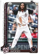 2025 Topps Flagship James Wood Rookie RC Companion Card Variation #CTC-8