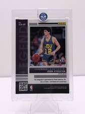 Panini John Stockton Basketball Autographed Sports Trading Panini John Stockton Basketball Autographed Sports Trading