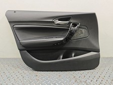BMW 1 SERIES F20 FRONT LEFT PASSENGER SIDE LEATHER DOOR CARD PANEL BLACK