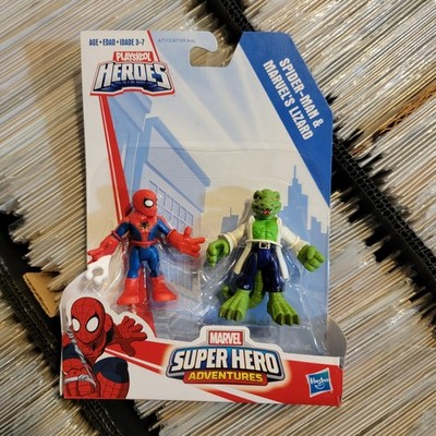 Marvel Super Hero Adventures Spider-man Lizard Action Figure Hasbro 2015