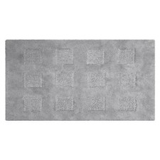 Alfombra De Baño Cuarzo Blanco CAPRI Gris 110X60 CM