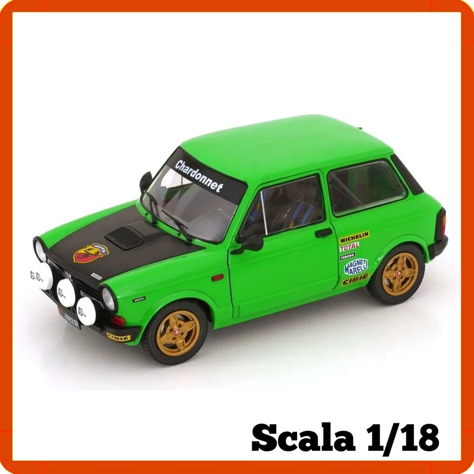 Modellino auto statico in scala 1/18 AUTOBIANCHI A112 MK5 ABARTH 1982 Solido - Immagine 3 di 4