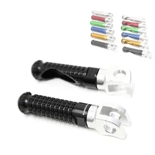 Black M-PRO Alu. Front Footpegs For Yamaha YZF 1000 R THUNDERACE 96 97 98 99 00