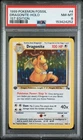 1999 Pokemon Fossil 4 Dragonite Holo 1st Edition PSA 8 NEW CERT