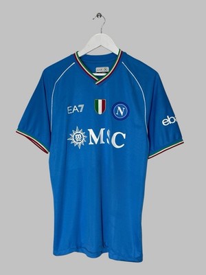 SSC Napoli EA7 2023/24 Home Football Shirt Soccer Jersey