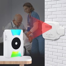 DAYTECH Indoor Motion Sensor Alarm for Caregiver Pager Room Bed Alarm and Fall