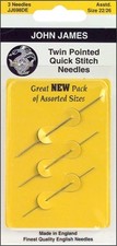 Colonial Needle Twin Pointed Quick Stitch Tapestry Hand Needles-Size 22 3/Pkg