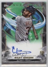 2023 Inception Base Rookie and Emerging Stars Green /125 Riley Greene Auto 16xu