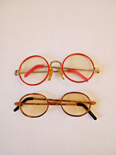 Set of Eye Glasses for Doll Scratched Lenses