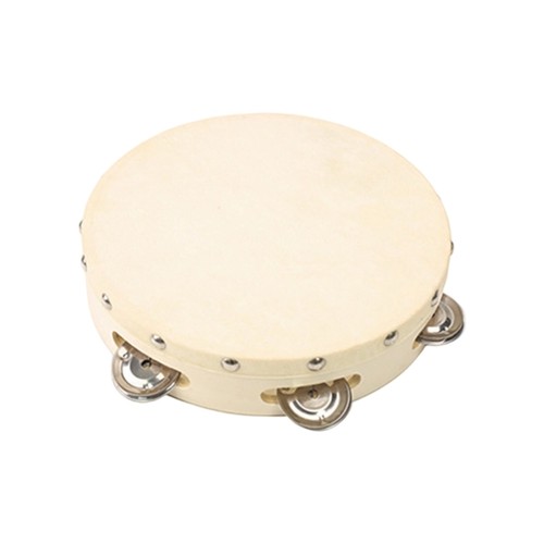 Natural Tambourines Single Row Jingle Educational Musical Instrument Gift - Picture 11 of 13