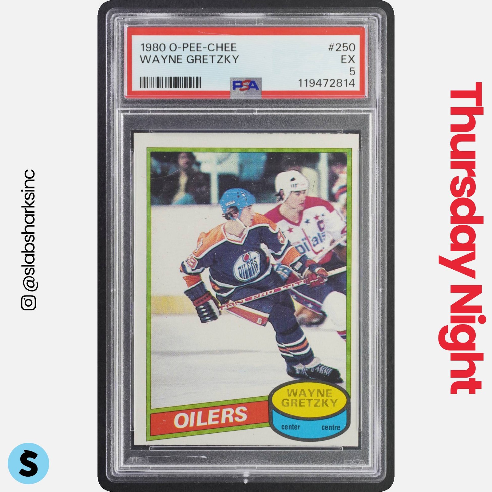 1980 O-PEE-CHEE #250 WAYNE GRETZKY PSA 5 view 1