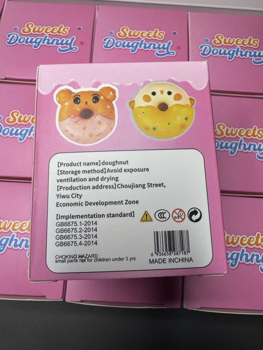 4 Pack Mystery Mini Donut Foam Squishy In Box | eBay