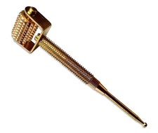 Acupressure Sujok Auricular Brass Probe Spring Massager Roller Jimmy Free Rings