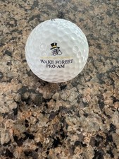 LOGO GOLF-ORIGINAL RARE EARLY 1990  S NCAA WAKE FOREST UNIVERSITY PRO-AM   