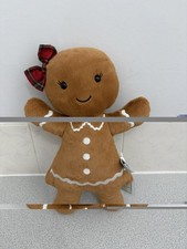 Genuine Jellycat Amuseables Large Jolly Gingerbread Ruby Brand New With Tags