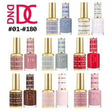 DND DC Gel Polish & Nail Polish Duo Set , 06oz each #001- #180 ,pick any