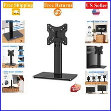 Universal Swivel TV Stand for 19-43 Inch LCD LED OLED Smart TVs, Black