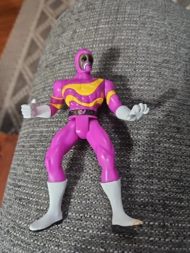 Vintage 1997 Bandai Power Ranger in Space Action Figure Craterite Purple