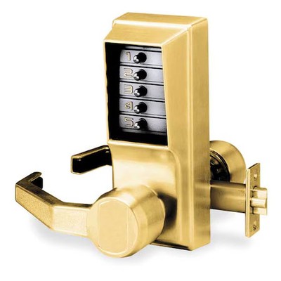 Simplex Ll-1011-05-41 Push Button Lock, Entry, Antique Brass