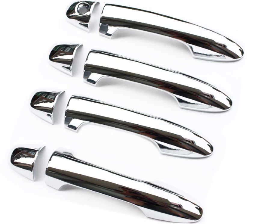 Manija de puerta cromada cuenco taza cubierta moldura para 13-18 Toyota RAV4 (14-19 Highlander) Foto 2 de 4