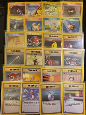 Pokémon Masterset (Teil)   Base Set - 24x   DEU/ENG  Überwiegend EX-Played