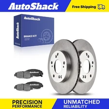 Front Brake Rotors Ceramic Pads for 2006-2009 2010 2011 Honda Civic 1.8L