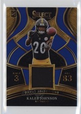 2025 Panini Select Draft Selections Memorabilia Blue Prizm Kaleb Johnson 1d40