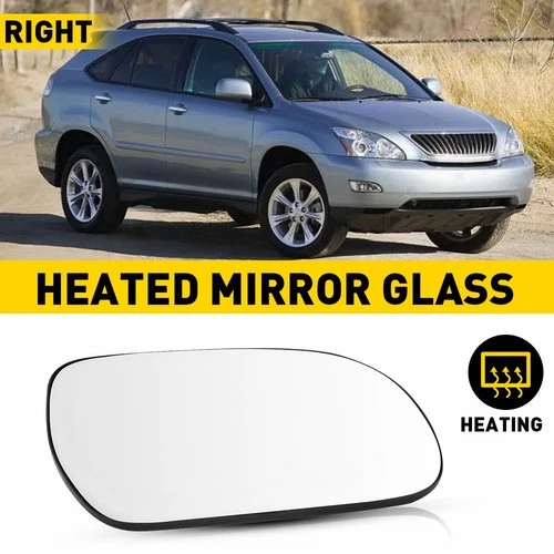 Right Passenger Heated Glass Mirror For 2004-2009 RX300 Lexus RX330 RX400H RX350