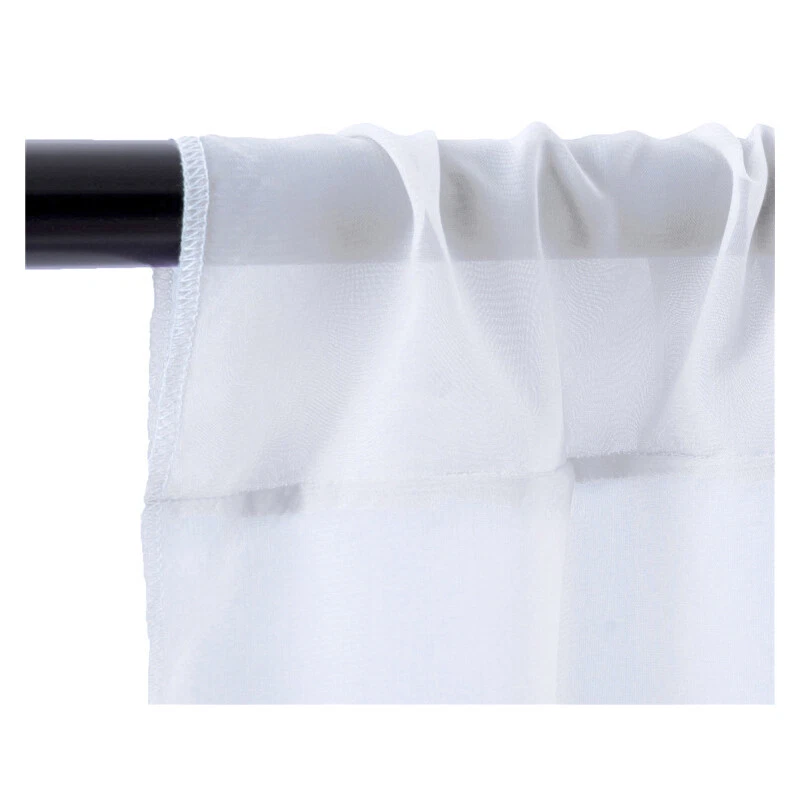 10x 3M/6M Decoración Boda Gasa Drapeado Centro Anillo Techo Lugar Cortinas Foto 2 de 4