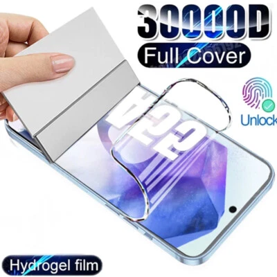 MARKENLOS Für Samsung A16 A36 A56 A35 A55 A14 A54 A53 Panzerfolie Hydrogel Displayschutz