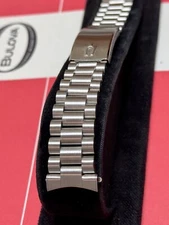 Kreisler Stelux satin steel 1960s vintage Bulova Accutron oyster watch band NOS