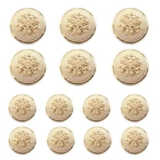 14pcs Gold Blazer Buttons for Men's Suits Blazers Sport Coats 20mm 15mm Metal...