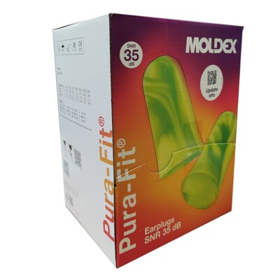 Moldex Weichschaum Ohrstöpsel - MOLDEX Pura-Fit 7700 Ohrstöpsel SNR 35dB Gehörschutz