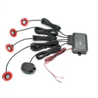 4x Parking Sensors Car Reverse Backup Rear Radar Alert System Buzzer Alarm Kit
