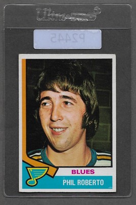 ** 1974-75 OPC Phil Roberto #208 (VG++) Hockey Card Set Break ** P2445 ...