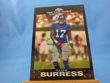 Plaxico Burress Topps Chrome 2007 Refractor
