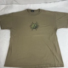 Vintage ODM Yin Yang T-Shirt Y2K Size XL Men's Dragon Panther Tribal