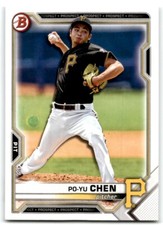 2021 BOWMAN DRAFT PO-YU CHEN PITTSBURGH PIRATES #BD-151